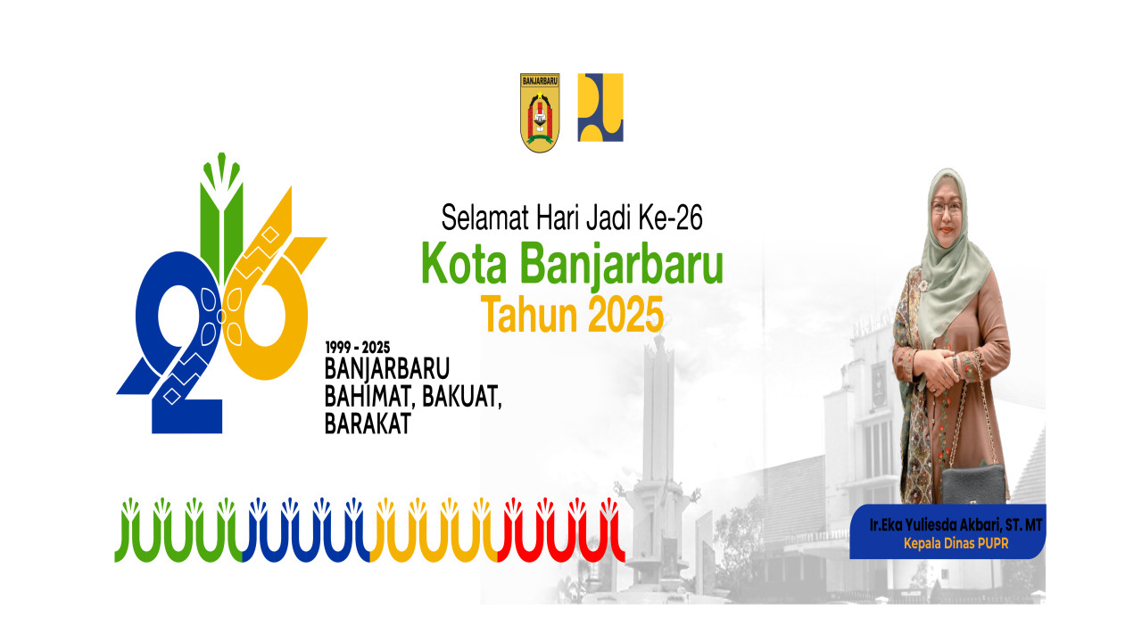 Gambar Selamat Hari Jadi Ke-26 Kota Banjarbaru Tahun 2025