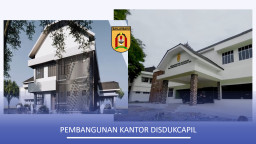 Gambar Pembangunan Kantor Dinas Kependudukan dan Pencatatan Sipil Kota Banjarbaru