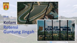 Gambar Pembangunan Kolam Retensi Guntung Jingah