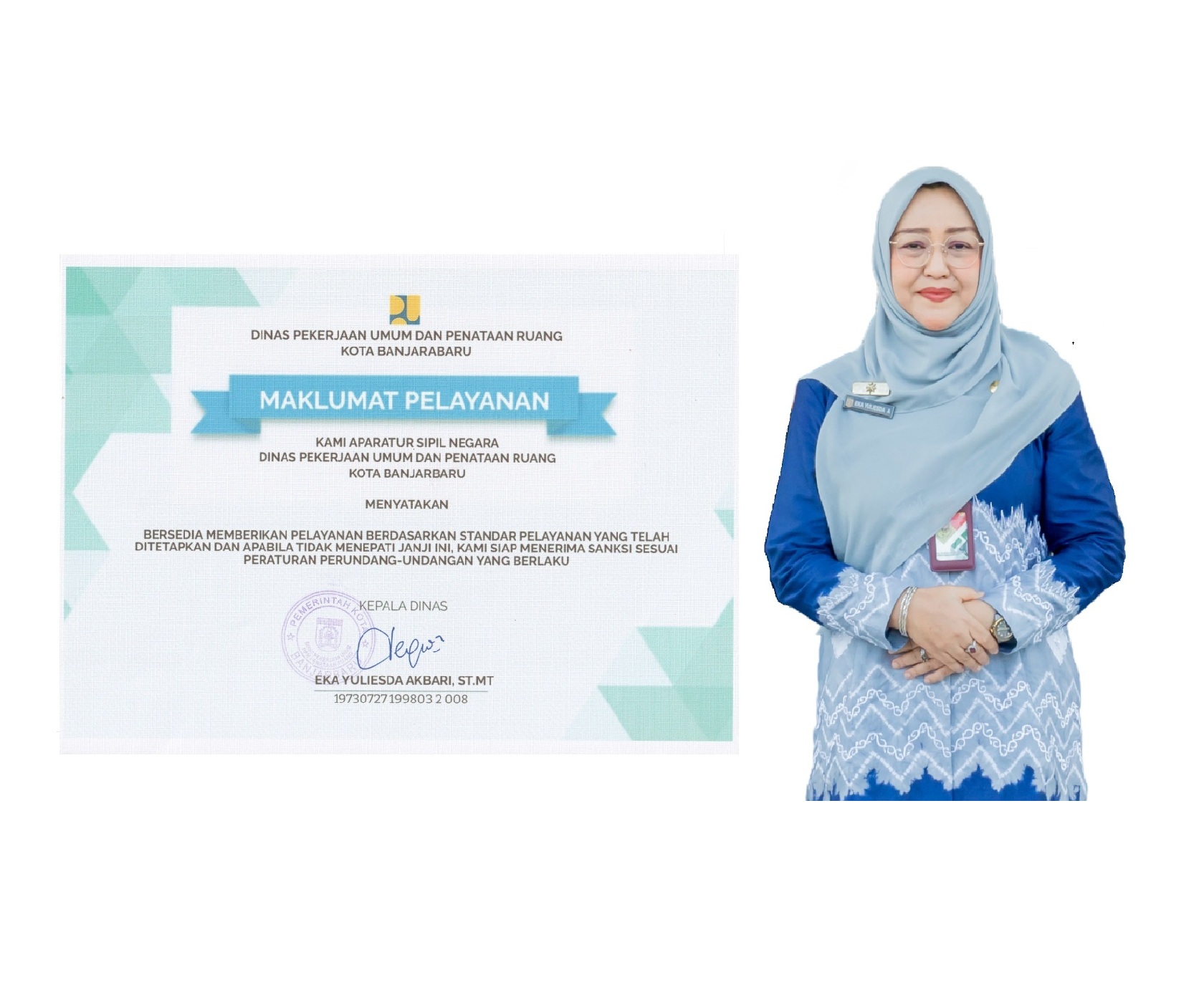 Kepala Dinas Pekerjaan Umum dan Penataan Ruang Kota Banjarbaru